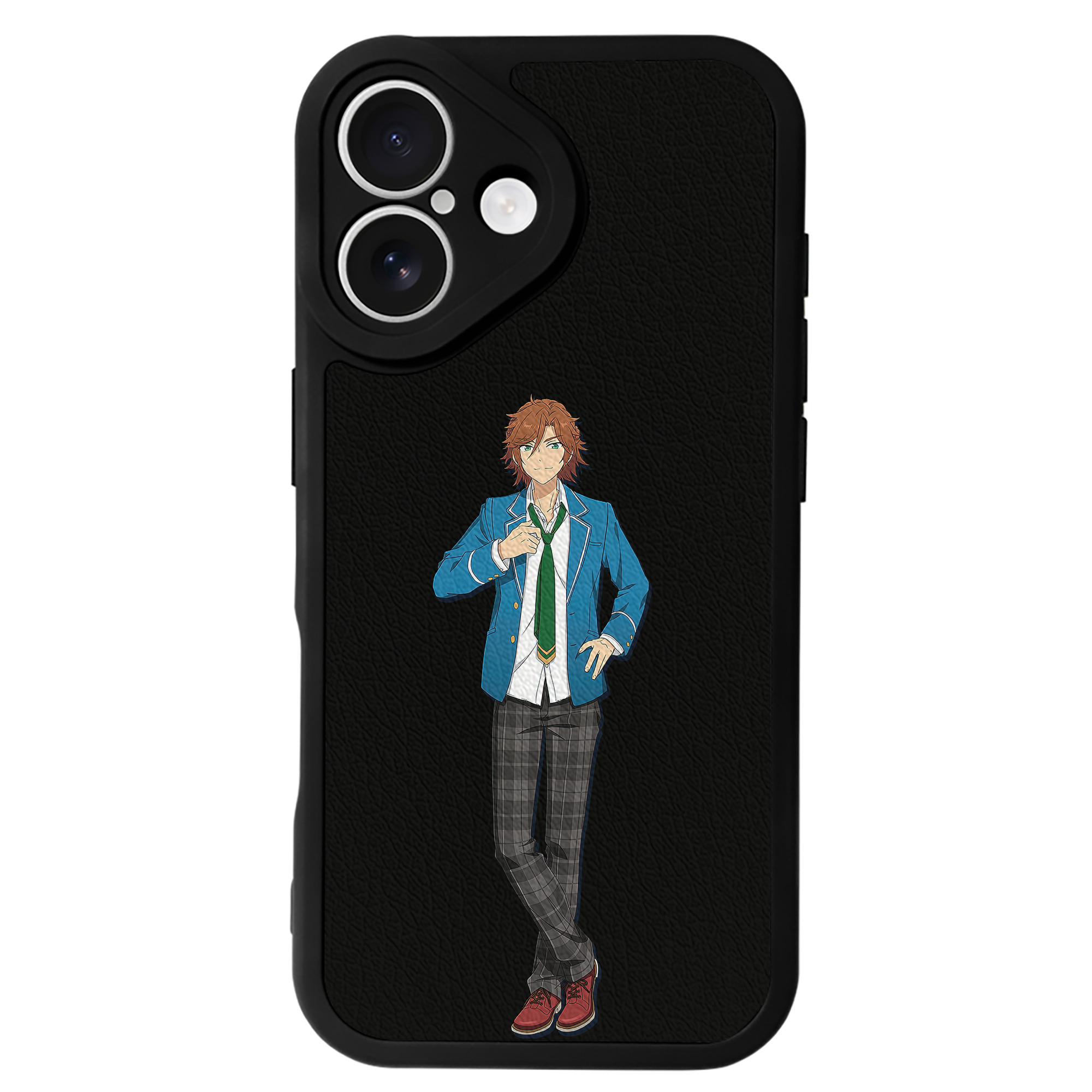 （画像用） あんさんぶるスターズ! Ensemble Stars 【iPhone 16シリーズ対応】シリコンスマホケース（レザー調） 材質：シリコン